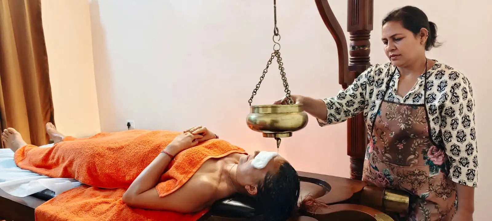 Wellness retreat setting
